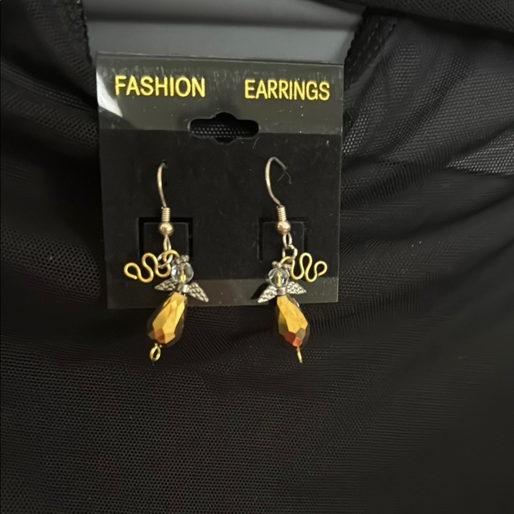 Gold and Silver Fashion Earrings